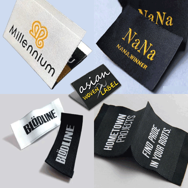 Damask Woven Labels