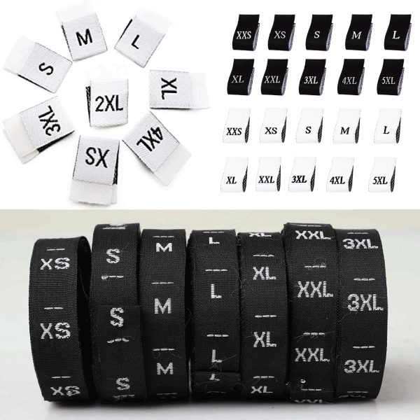 Printed Size Labels