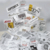 Printed Woven Edge Polyester Satin Labels
